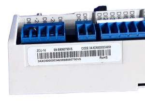 ABB ZCU-14 connector pins clean closeup