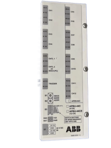 ABB APBU-44C model label 64669982 closeup