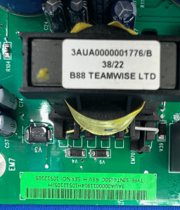 ABB SINT-4450C model label closeup