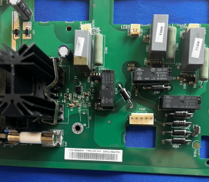 ABB JINT-E1C board connectors and IGBT trigger interface detail