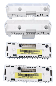 ABB RDCO-01C fiber optic connectors and 20-pin header detail