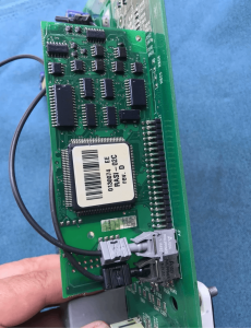 ABB RINT-6411C model label closeup