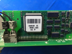 ABB RINT-6421C board connectors and interface detail