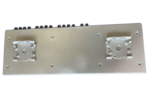 ABB APBU-44C fiber optic ports and connectors detail