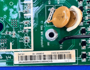 ABB ZINT-531 model label closeup