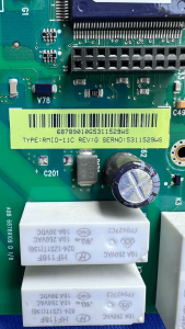 ABB RMIO-11C model label closeup
