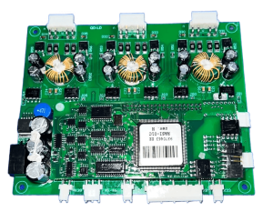 ABB RASI-01C remote analog serial interface board ACS800 front view