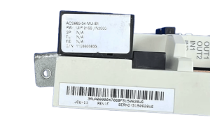 ABB JCU-11 model label closeup