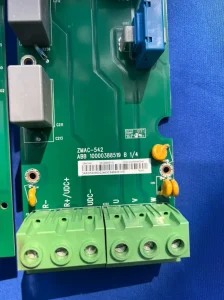 ABB ZMAC-542 ACS800 main controller gate driver board front view