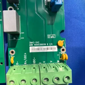 ABB ZMAC-542 ACS800 main controller gate driver board front view