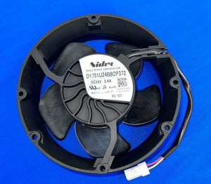ABB D1751U24B8CP372 model label Nidec closeup