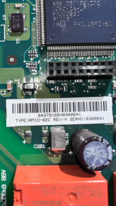 ABB RMIO-02C ACS800 high power CPU board front view