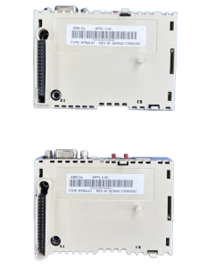 ABB RPBA-01 DIP switches and PROFIBUS connectors