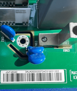 ABB JINT-E02C board connectors and interface detail