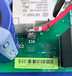 ABB SINT-4210C model label closeup