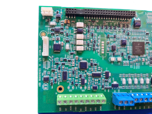 ABB CCON-23T connector pins clean closeup