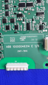 ABB ZINT-7B1C model label closeup