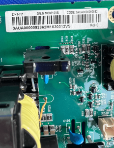 ABB ZINT-751 board connectors and interface detail
