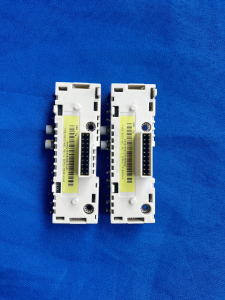 ABB RDCO-02C fiber optic connectors and 20-pin header detail