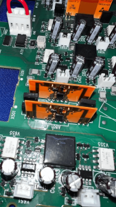 ABB IPP-HYB5 ceramic thick-film hybrid circuit detail