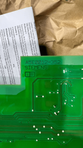 Siemens A5E03511090 board components and connectors
