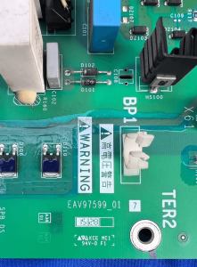 Schneider EAV97600_01 board components and connectors