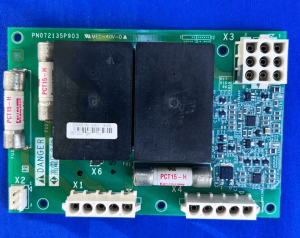 Schneider PN072135P903 fan control board components and connectors