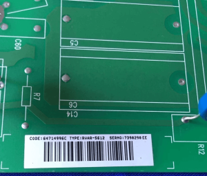 ABB RVAR-5612 varistor and RC snubber components detail