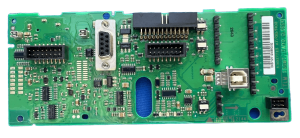 Danfoss 130B7129 main board white port FC302 front view
