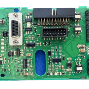 Danfoss 130B7129 main board white port FC302 front view