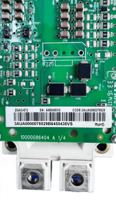 ABB ZGAD-572 model label 3AUA0000100457 closeup