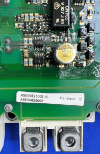 Siemens A5E01206075 model label closeup