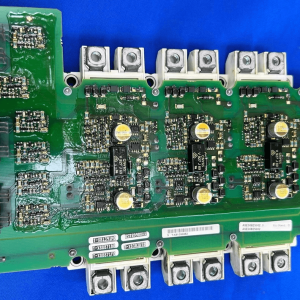 Siemens A5E01206075 capacitor bank and power components detail