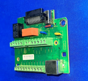 Schneider terminal I/O board model label closeup