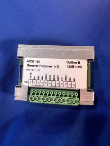 Danfoss 130B1125 MCB101 general purpose I/O board front view