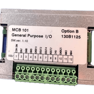 Danfoss 130B1125 MCB101 general purpose I/O board front view