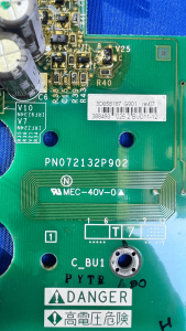 Schneider PN072132P902 model label 3D658187 G901 closeup