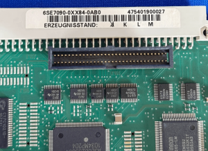 Siemens CUVC board terminal strips and connector detail